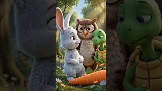 What happens when Benny finds a carrot 🥕😲 #story #bunny #animation #bunnystories