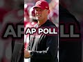 BREAKING: Alabama Football Checks In At 13 On The Preseason AP Poll #alabamafootball #cfb #shorts