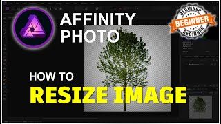 Affinity Photo How To Resize Image Tutorial