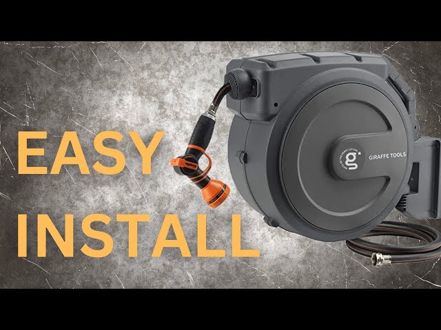 Giraffe Tools Retractable Hose Reel Installation for Beginners