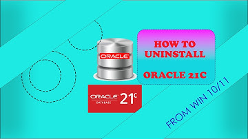 How to Uninstall Oracle Database 21C From Windows 10