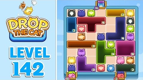 Drop The Cat Level 142 Walkthrough Solution