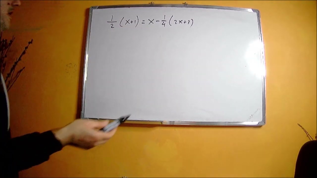 Άλγεβρα Ά Λυκείου Εξισώσεις 1ου βαθμού