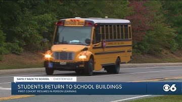Chesterfield Schools begin in-class learning for some students