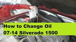 How to Change Oil in Chevy 07-14 Silverado