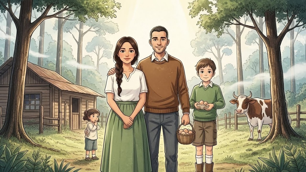 A Colombian Family Living in a Small Forest | Peaceful Daily Routine with Cows | Nature ASMR