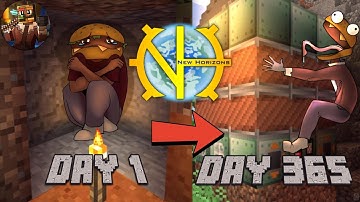 I Survived 365 DAYS in Minecraft