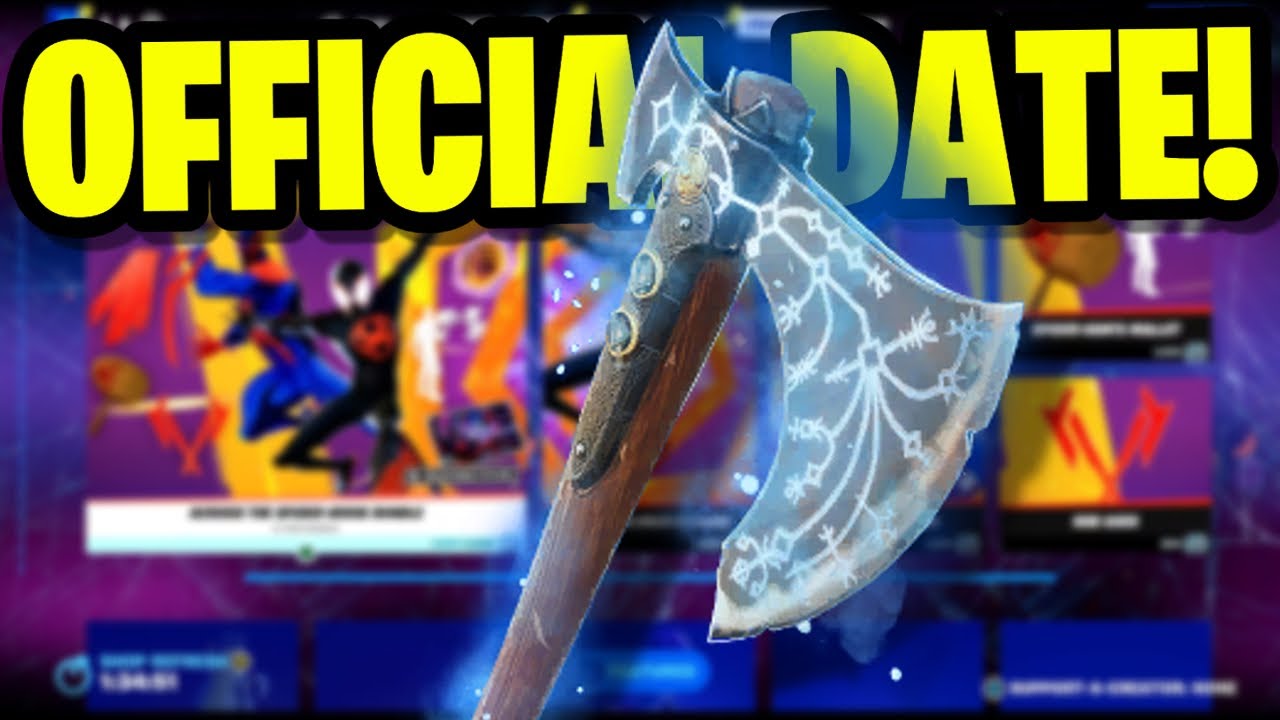 LEVIATHAN AXE PICKAXE RETURN RELEASE DATE FORTNITE ITEM SHOP! YouTube
