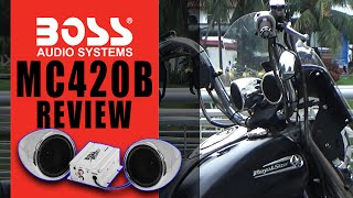 Plug and Play Boss Audio System |  MC420B Bluetooth Speaker Wind Test and Review