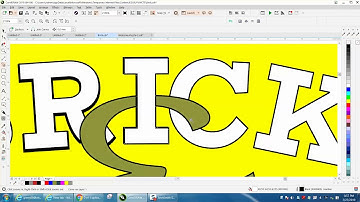 Corel Draw Tips & Tricks Intermingle a letter in your Text Part 2
