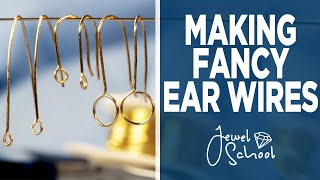 Making Fancy Ear Wires | Jewelry 101