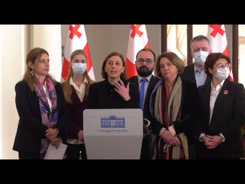 საპარლამენტო ოპოზიცია  უკრაინის მხარდამჭერი რეზოლუციის მიღებას ითხოვს