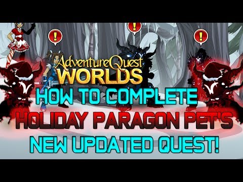 AQWorlds How to Complete Holiday Paragon quest!