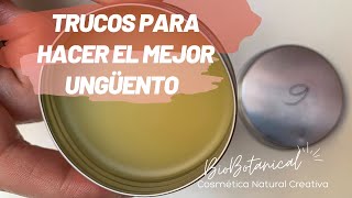 Cómo hacer el MEJOR Ungüento Natural | Los secretos mejor guardados para conseguirlos