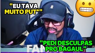 FANHO PEDIU DESCULPAS PRO BAGUAL PELA FORMA QUE FALOU!