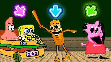 Brainrot, Spongebob, Peppa Pig | FNF Character Test | Gameplay VS Playground