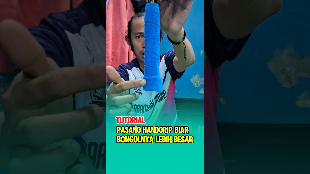 Cara pasang handgrip handuk !! biar bongol lebih besar