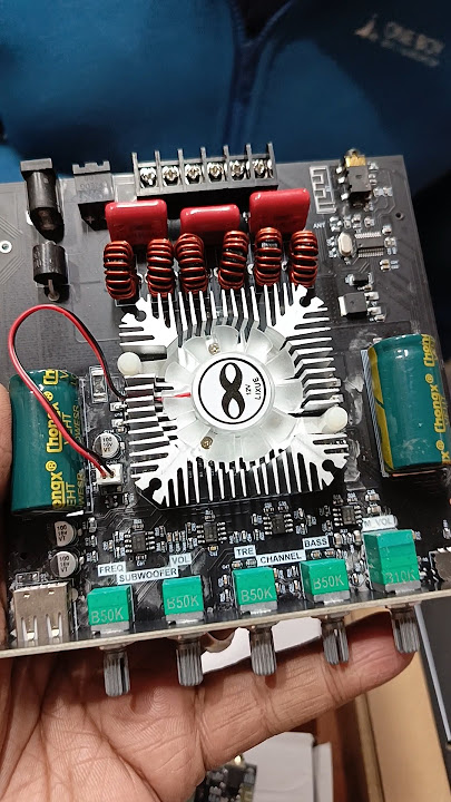 ZK-HT21 class D Amplifier | full video link this description. #eleyaselectronics #amplifier #viral