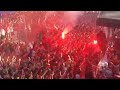 Amazing atmosphere from liverpool fans in paris before champions league final v madrid