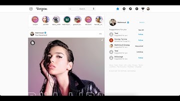 Instagram clone with React.js preview