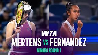 Elise Mertens vs. Leylah Fernandez | 2026 Ningbo Round 1 | WTA Match Highlights