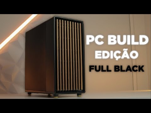 PC BUILD FULL BLACK para EDIÇÃO | Fractal Design North | I5 13600K