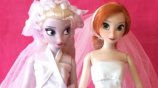 Frozen Wedding - Elsa And Anna Wedding Dresses - Elsa Wedding Frozen - Elsa And Anna Wedding Dance