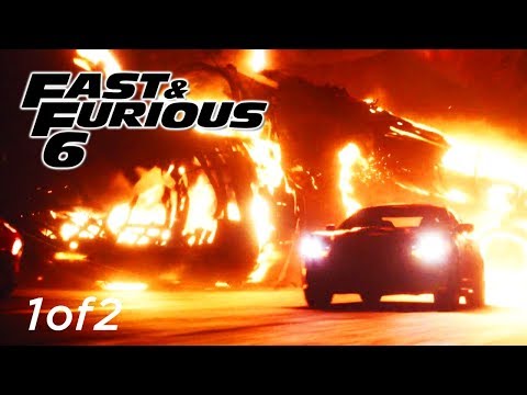 Plane Chase Scene 1of2 - FAST and FURIOUS 6 (Dodge Charger) 1080p