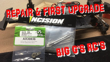 REPAIR AND FIRST UPGRADES ON MY AXIAL SCX10 II 2017 JEEP JK CRC
