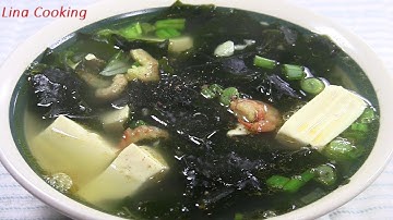 CANH RONG BIỂN ĐẬU HỦ NON thơm ngon không bị tanh , thanh đạm bổ dưỡng || Lina Cooking