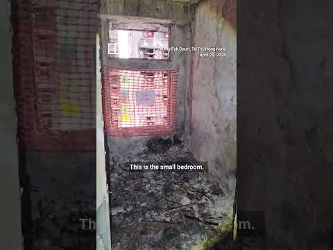 Resident returns to flat razed by Tai Po fire