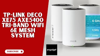 TP-Link Deco XE75 WiFi 6E Mesh System | Tri-Band 7200 Sq.Ft Coverage ⚡