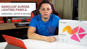 Nanoleaf Aurora Lights Panels Unboxing, Setup & Review.