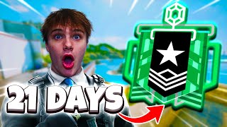 Can A Complete Beginner Hit Emerald In 21 Days? Rainbow Six Siege Ep. 3