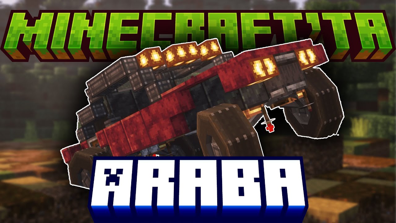 Minecraft'ta Çalışan Araba Yapmak! | Create: Trackwork - YouTube