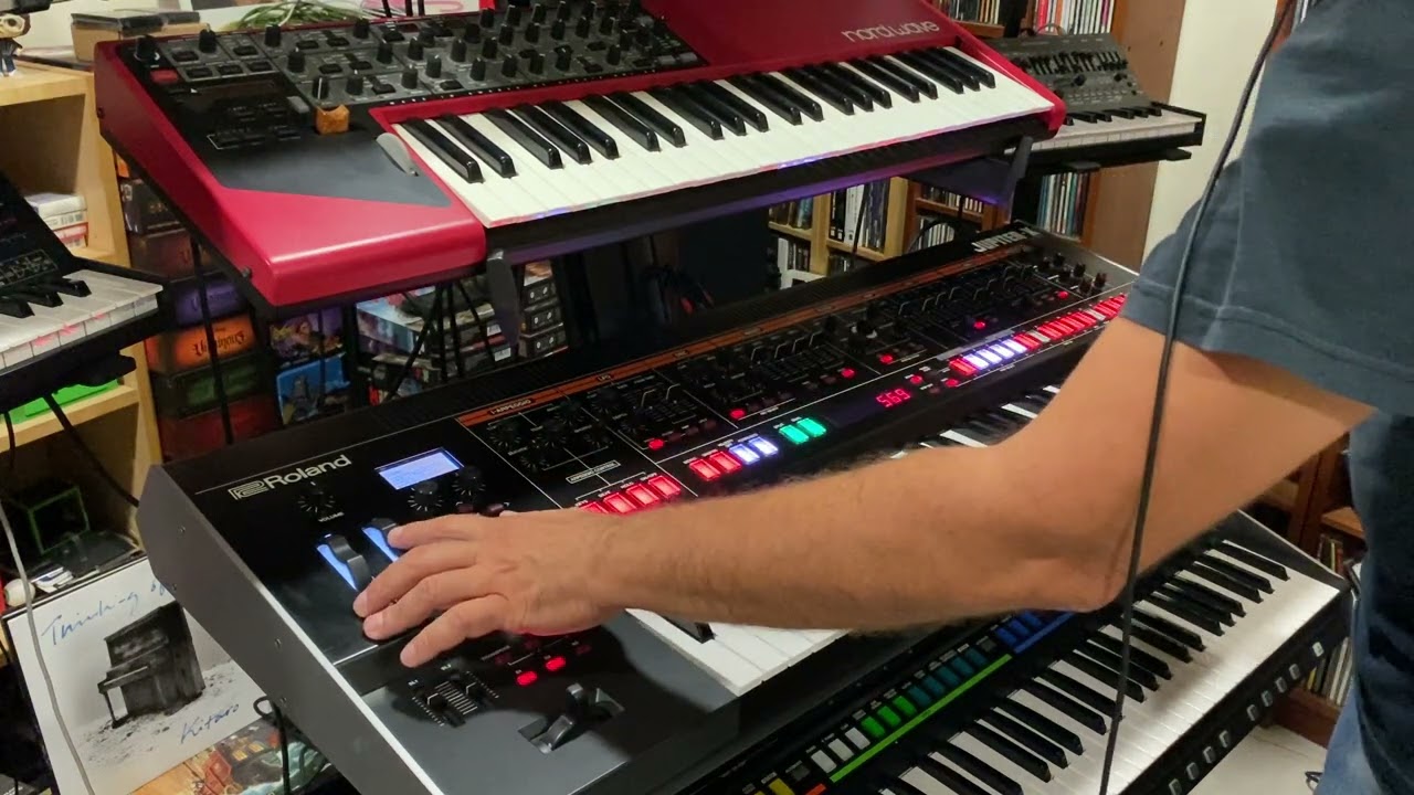 Roland Jupiter X Sounds - Jean Michel Jarre - Oxygene 5