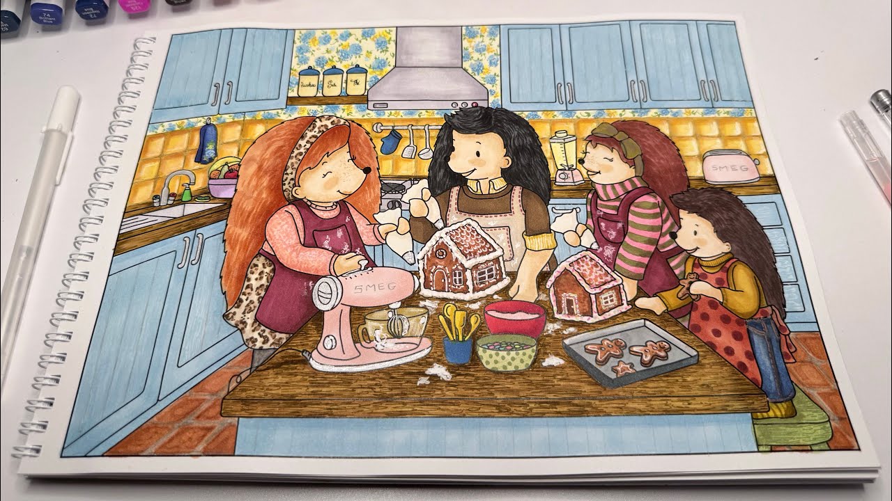 Coloriamo insieme 🦔 Beliart LIVE – L’inverno dei riccci - “Biscotti”(parte 3)