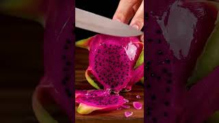 ASMR Jelly Glass Dragon Fruit Slicing! 🔪✨