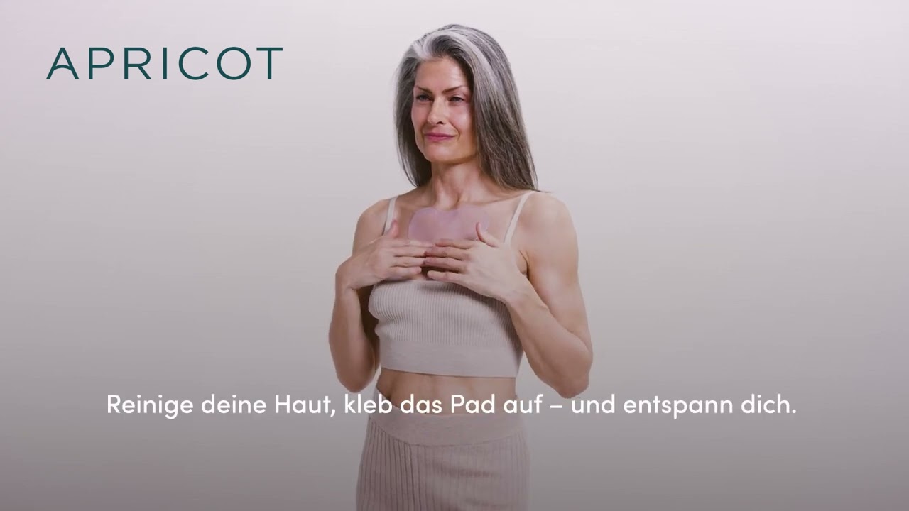 Dekolleté Falten glätten mit dem APRICOT Pad – Anwendung & Wirkung