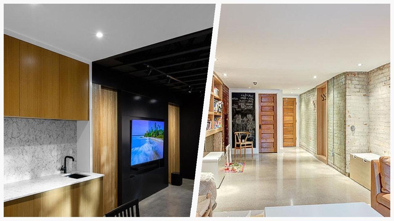 75 Scandinavian Gray Floor Basement Design Ideas You'll Love 🌈