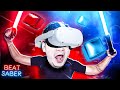 Мой ПЕРВЫЙ РАЗ в VR / ВР ! BEAT SABER