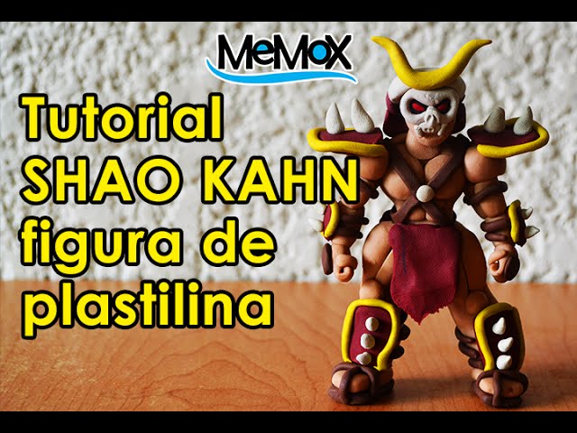 tutorial-MK SHAO KAHN DE PLASTILINA/CLAY/PLASTICINE/HOW TO MAKE 