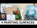 4 Surfaces to Paint with Oil and Acrylic - Pros and Cons