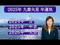 【占い】招運術 2025年 九紫火星