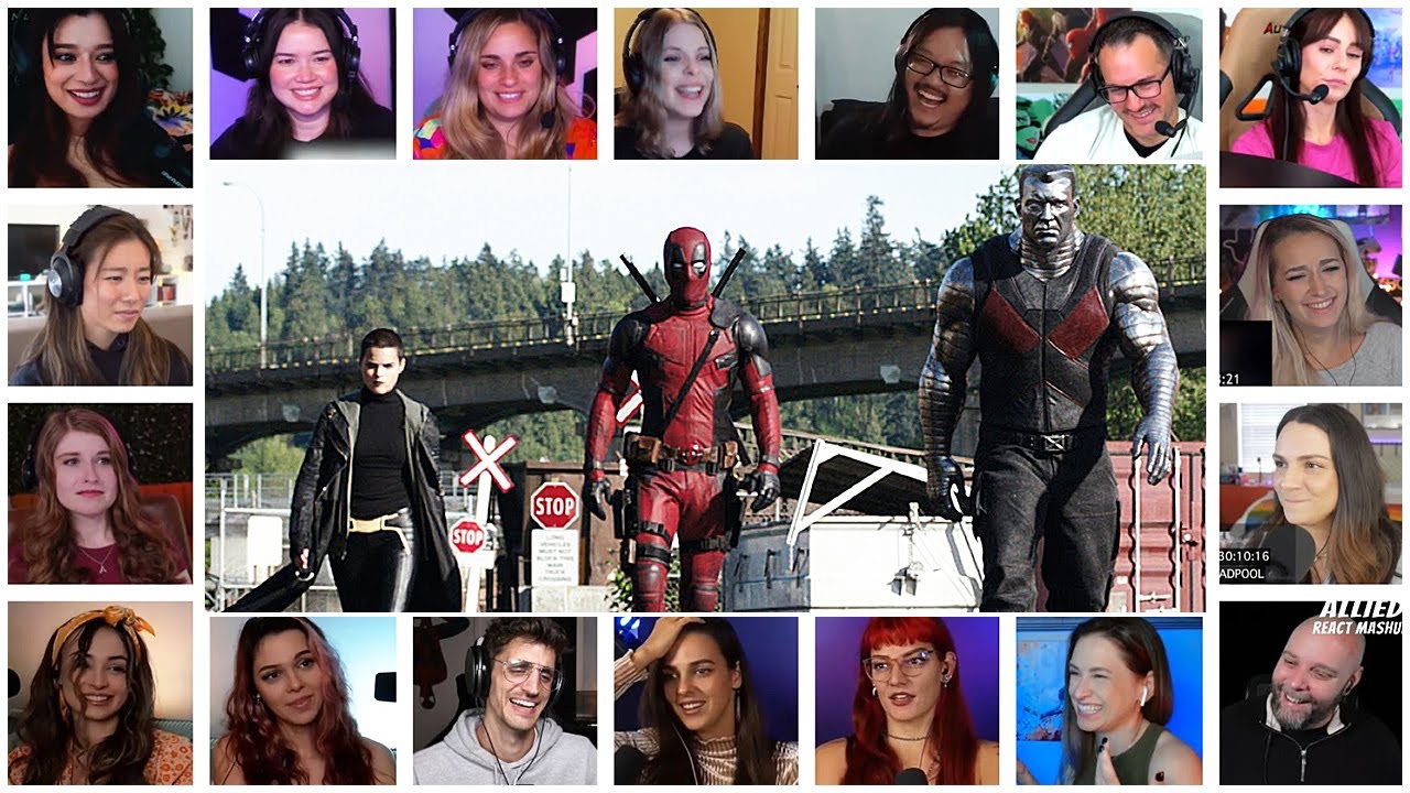 Deadpool Final Fight Reaction Mashup | Deadpool (2016)