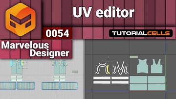0054. UV editor in Marvelous Designer