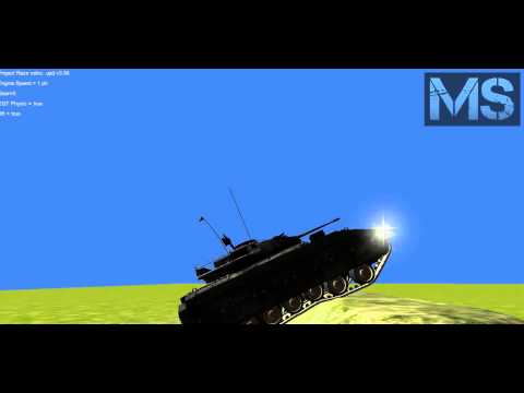 Unity 3d, Raze Tank Track Physic Test