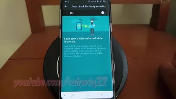 Samsung Galaxy S9 : How to Enable or Disable On body detection (Android Oreo)