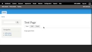 Creating Dummy Content with SimpleTest