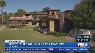 School Building Housing For Teachers